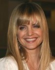 Mena Suvari wearing her hair long