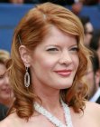 Michelle Stafford with copper curly hair