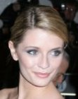 Mischa Barton wearing her hair up