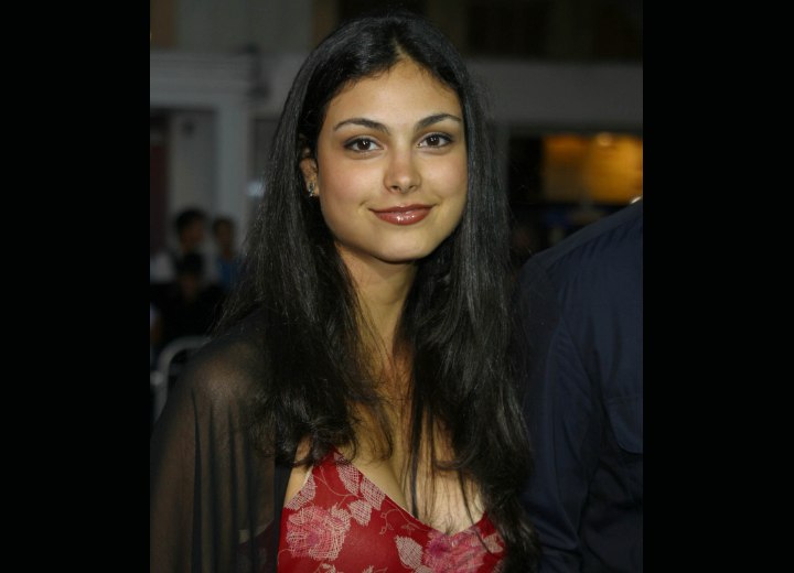 Morena Baccarin with long hair