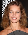 Natalia Vodianova with reddish hair