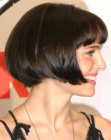 Natalie Portman with a jaw length bob haircut