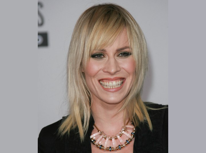 Natasha Bedingfield with mid-length hair