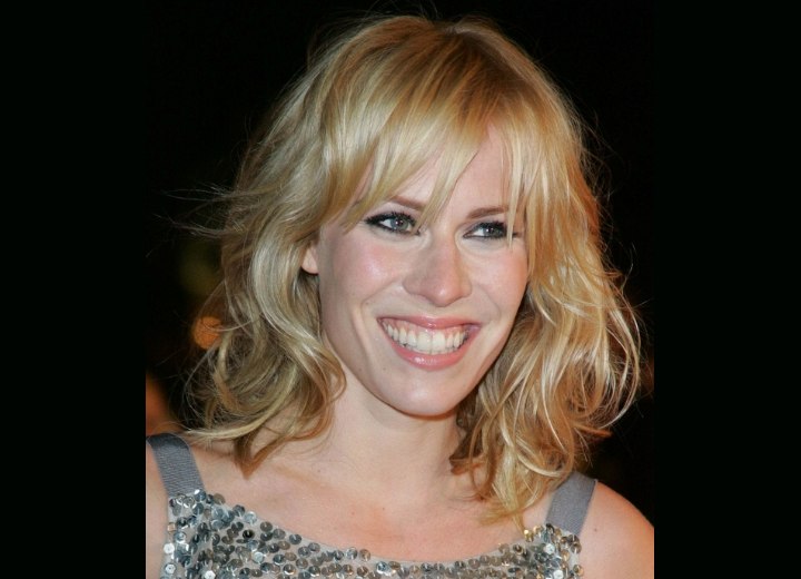 Natasha Bedingfield with a long textured bob