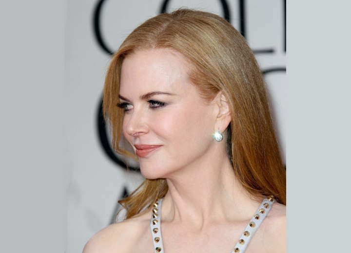 Nicole Kidman with long flowing hair