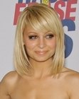 Nicole Richie's mid-length bob cut with gradually longer sides