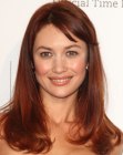 Olga Kurylenko's red hair