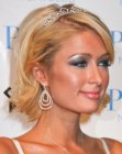 Paris Hilton's medium long hair