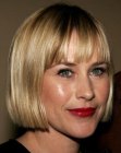 Patricia Arquette sporting a bob with bangs