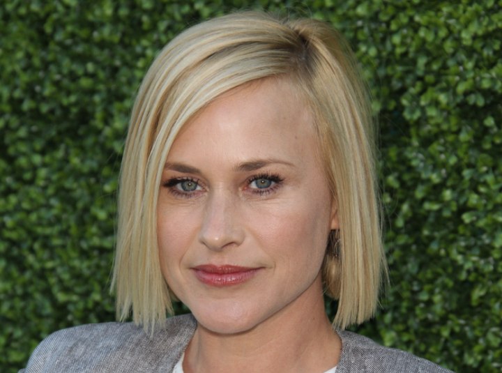 Patricia Arquette with a chin length bob