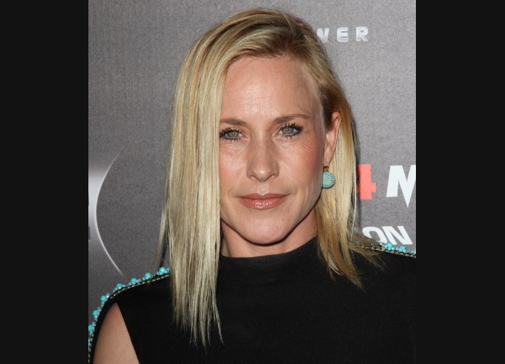 Patricia Arquette with straightened hair