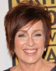 Patricia Heaton with short hair