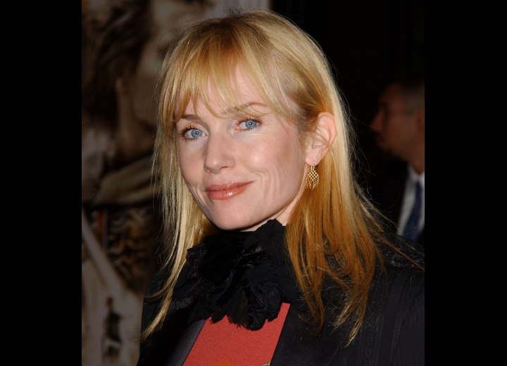 Rebecca de Mornay - Simple long hairstyle for 40+ women