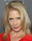 Rosanna Arquette wearing red