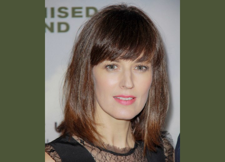 Rosemarie DeWitt's medium length hairstyle