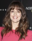 Rosemarie DeWitt's long hair with bangs