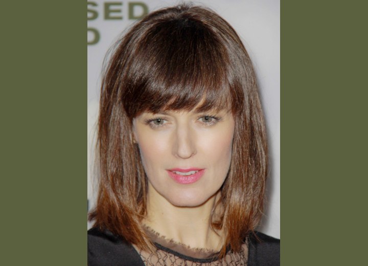 Rosemarie DeWitt with a shoulder-length bob