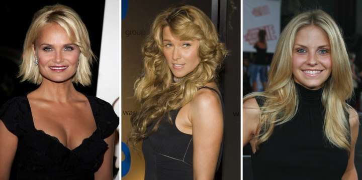 Celebrities with blonde hair - Celebrity blondes