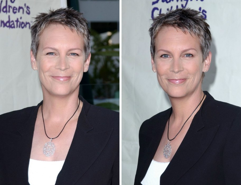The Short Wash And Wear Hairstyle Of Jamie Lee Curtis For Women With  The Short Wash And Wear Hairstyle Of Jamie Lee Curtis For Women With