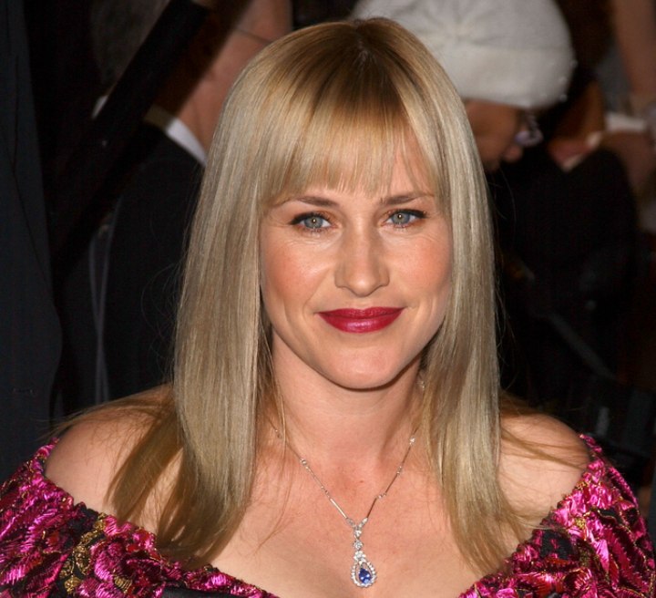 Patricia Arquette with long hair