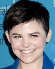 Ginnifer Goodwin's pixie cut with layers for a feminine appeal