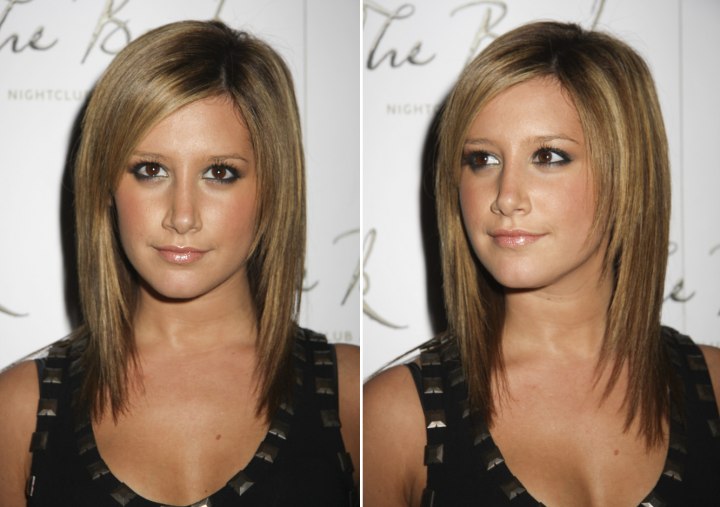 Ashley Tisdale's suntanned beach girl look