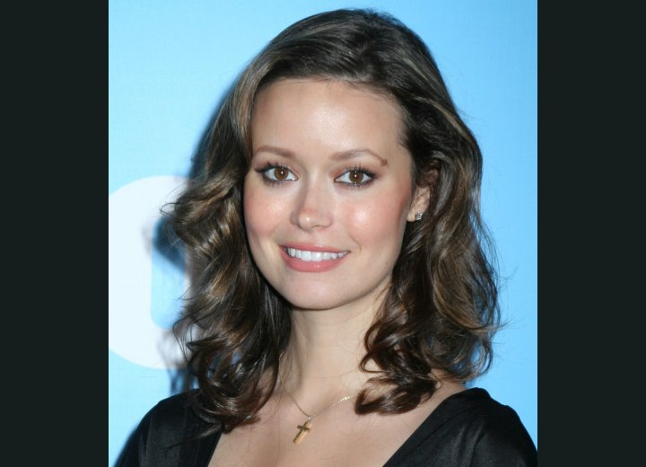 Summer Glau - Rich brunette hair with curls