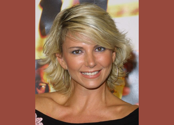 Medium-length hairstyle with layers - Tamie Sheffield