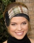 AnnaLynne McCord's hairdo with a double hair band