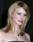 Diane Neal's stylish and feminine layered haircut