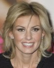 Faith Hill with her hair in a conservative everyday medium length style