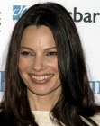 Fran Drescher wearing her hair long with curls below the shoulders