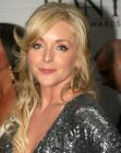 Jane Krakowski wearing her hair very long with curls