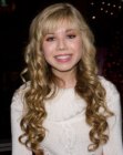 Jeannette McCurdy's long blonde spiral curls