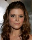 Kate Mara wearing her hair long with sausage curls