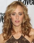 Kim Raver rocking a head full of tousled curls