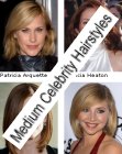 medium length celebrity hairstyles