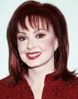 Naomi Judd sporting easy to manage hair that is cut to shoulder length