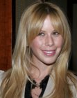 Tara Lipinski's slimming long hairstyle