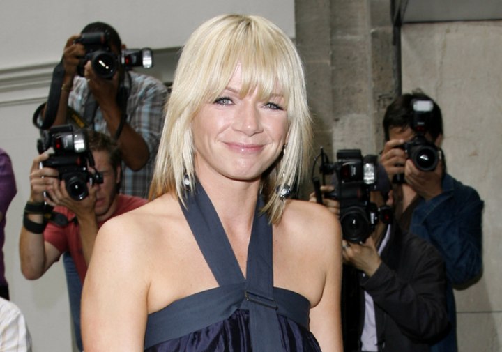 Zoe Ball - Blunt straight hairstyle