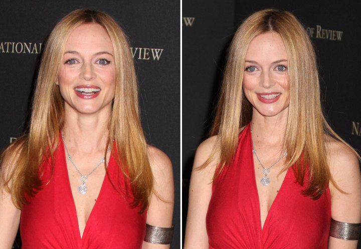 Heather Graham - Hairstyle for long fine hair