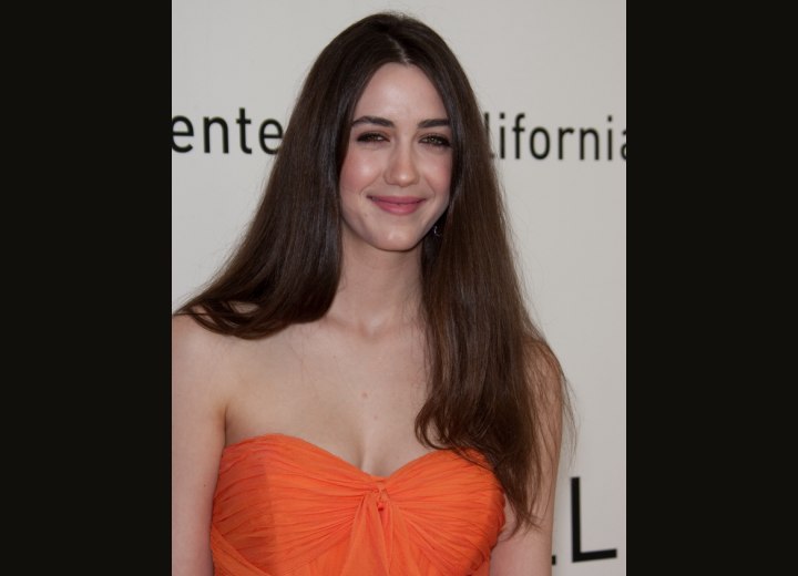 Madeline Zima's fluffy long hair