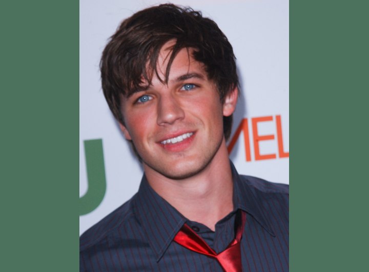 Matt Lanter's hairstyle with layers