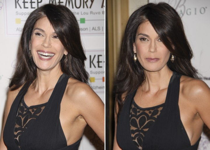 Teri Hatcher - Long hairstyle for older women
