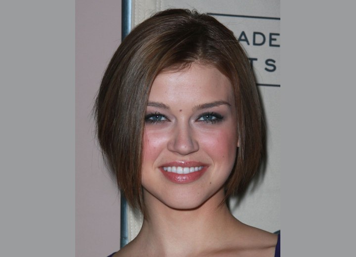 Adrianne Palicky - Chin-length bob that frames the fac