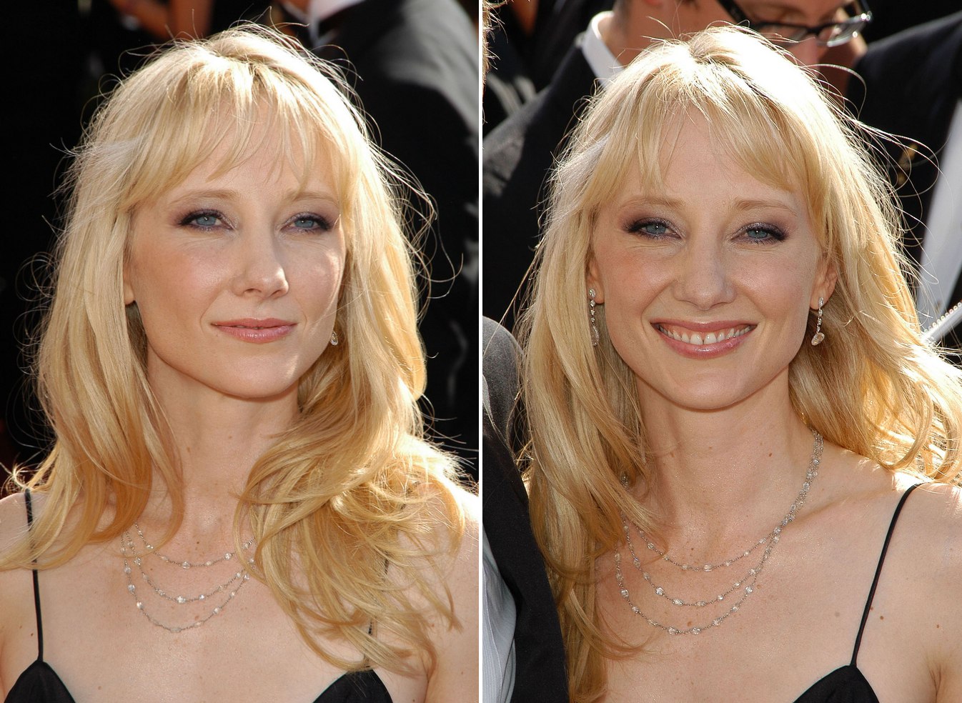 Anne Heche hairstyle | Long blonde hair instead of short