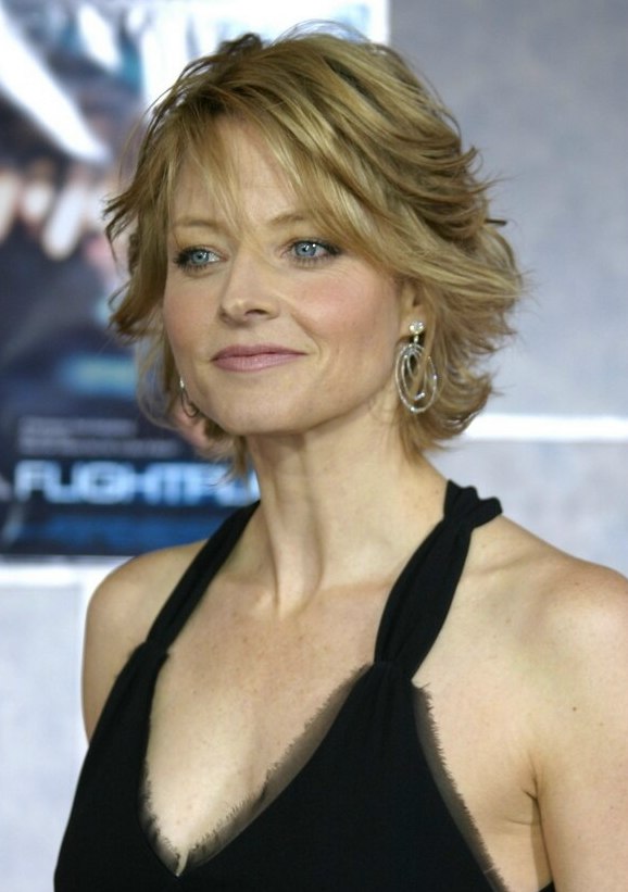 Female or Women Celebrity Hairstyles: Jodie Foster