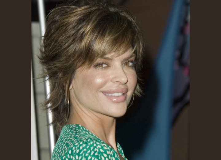 Lisa Rinna's short hairdo