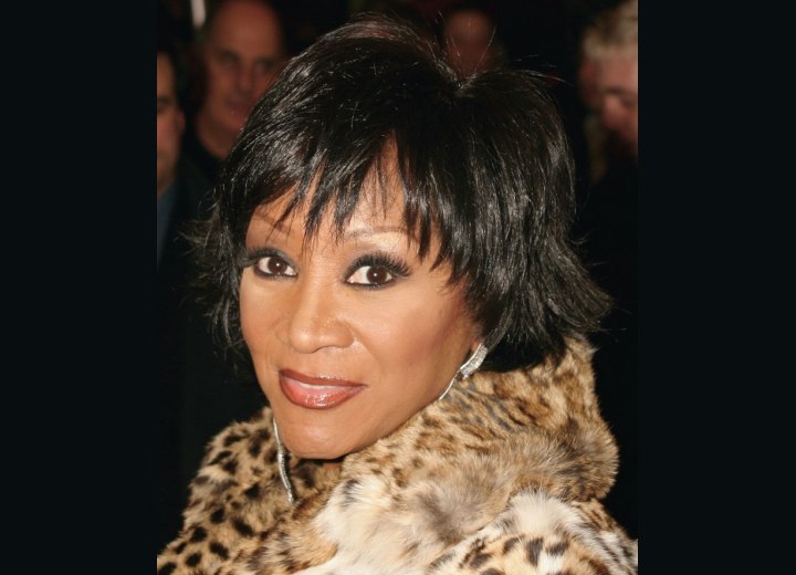 Patti Labelle with short hair