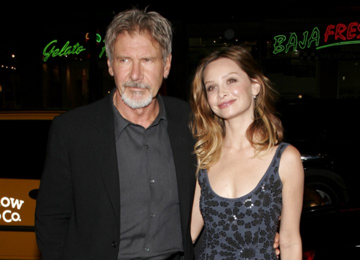 Calista Flockhart and Harrison Ford